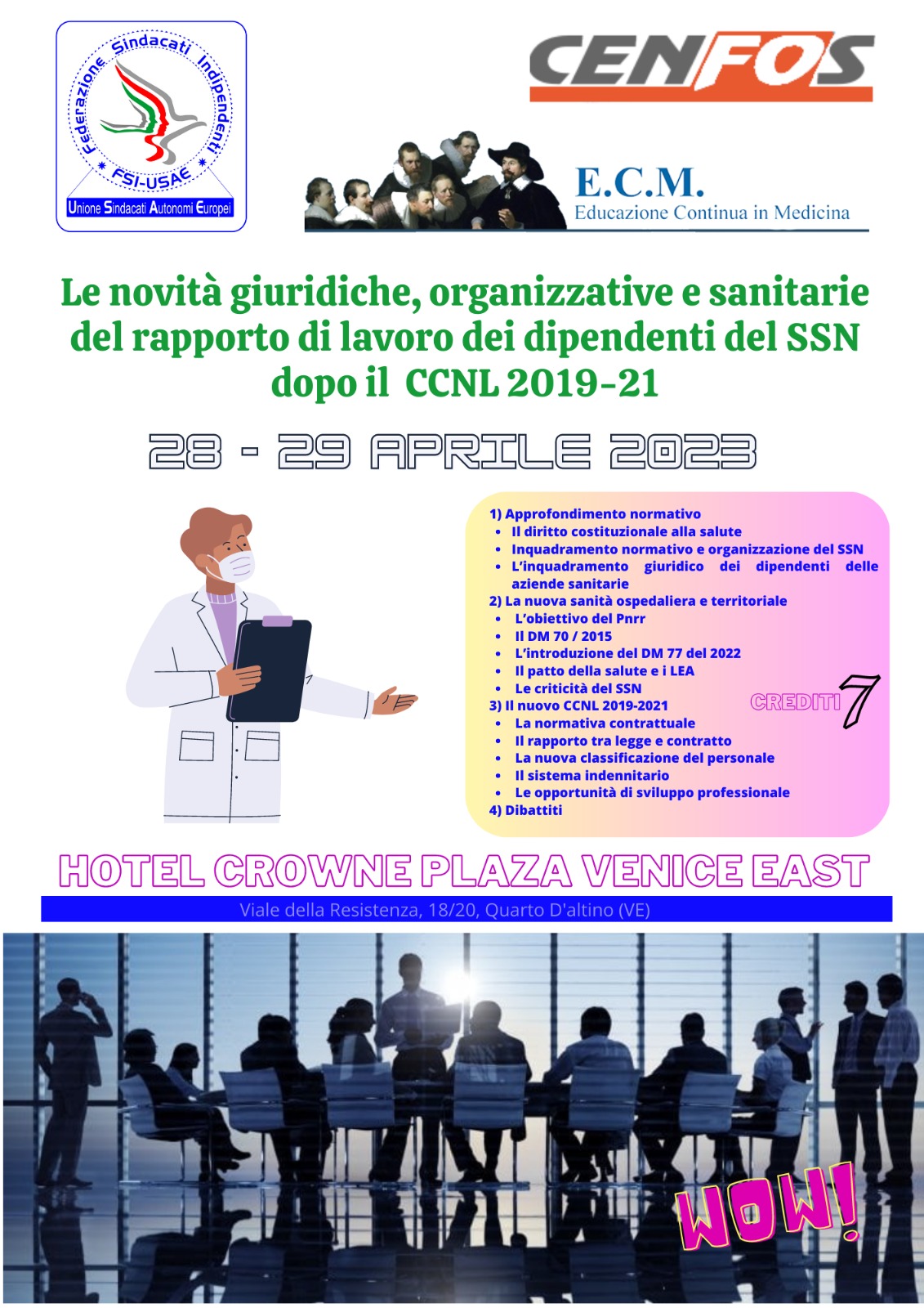 Le novità giuridiche, organizzative e sanitarie del rapporto di lavoro dei dipendenti del SSN